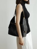 Genuine Leather Classic Hobo Bag