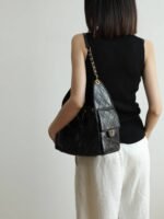 Genuine Leather Classic Hobo Bag