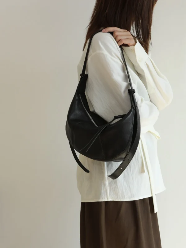 Everyday Leather Croissant Shoulder Bag