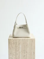 Mini Leather Inspired Kelly Bucket Bag