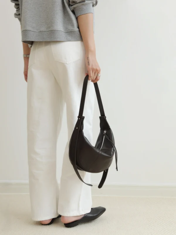Everyday Leather Croissant Shoulder Bag