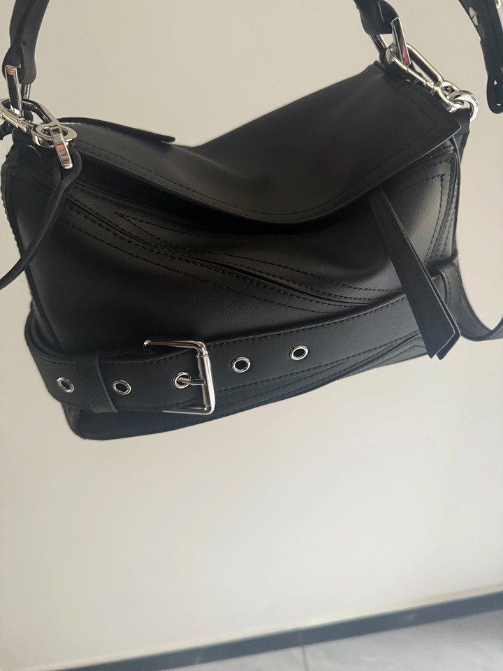 Small Leather Puzzle Biker Bag photo review