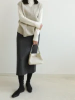 Mini Leather Inspired Kelly Bucket Bag