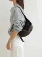Everyday Leather Croissant Shoulder Bag