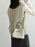 Mini Leather Inspired Kelly Bucket Bag