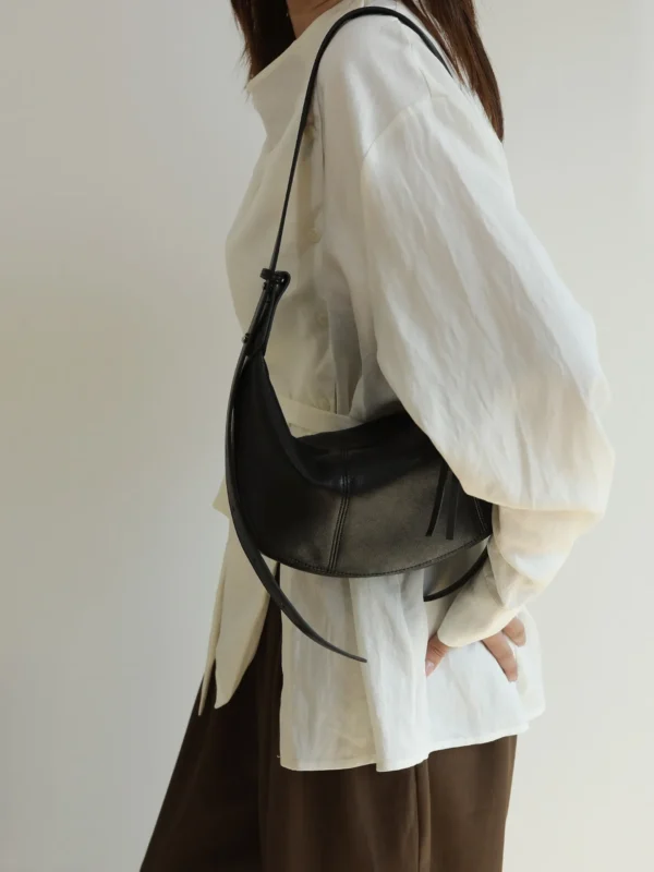 Everyday Leather Croissant Shoulder Bag
