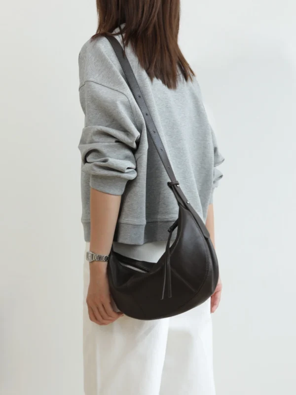 Everyday Leather Croissant Shoulder Bag