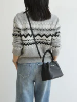 Mini Leather Inspired Kelly Bucket Bag