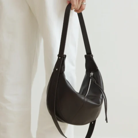 Everyday Leather Croissant Shoulder Bag