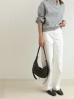 Everyday Leather Croissant Shoulder Bag