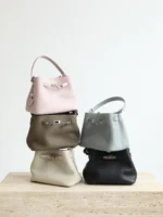Mini Leather Inspired Kelly Bucket Bag