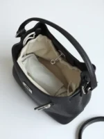 Mini Leather Inspired Kelly Bucket Bag