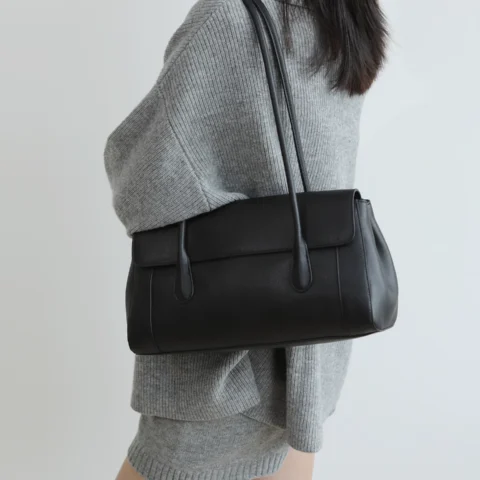 Work Tote Bag Flap Shoulder Bag