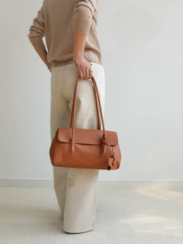 Work Tote Bag Flap Shoulder Bag