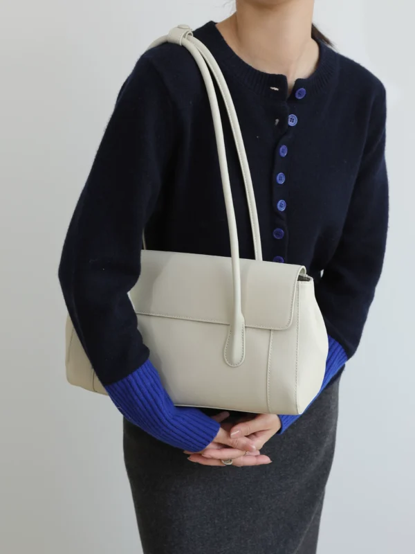 Work Tote Bag Flap Shoulder Bag