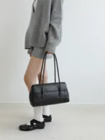 Work Tote Bag Flap Shoulder Bag