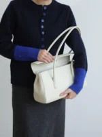 Work Tote Bag Flap Shoulder Bag