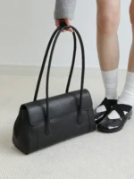 Work Tote Bag Flap Shoulder Bag